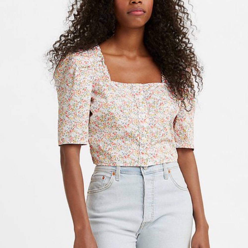 Levi’s Joella Puff-Sleeve Top